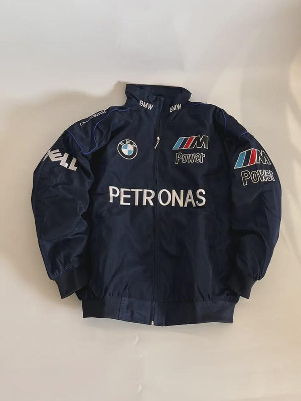 BMW Petronas Motorsport Racing Jacket - Navy Blue | Myra Casual