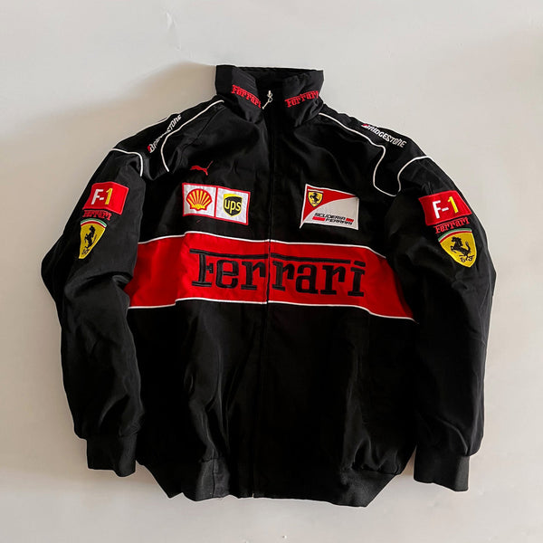 Ferrari Official Racing Jacket – Red & Black | Myra Casual