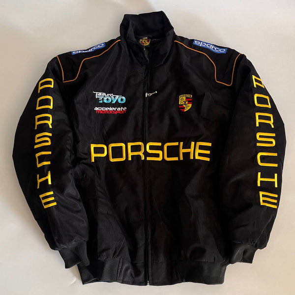 Porsche Team Toyo Motorsport Racing Jacket - Black | Myra Casual