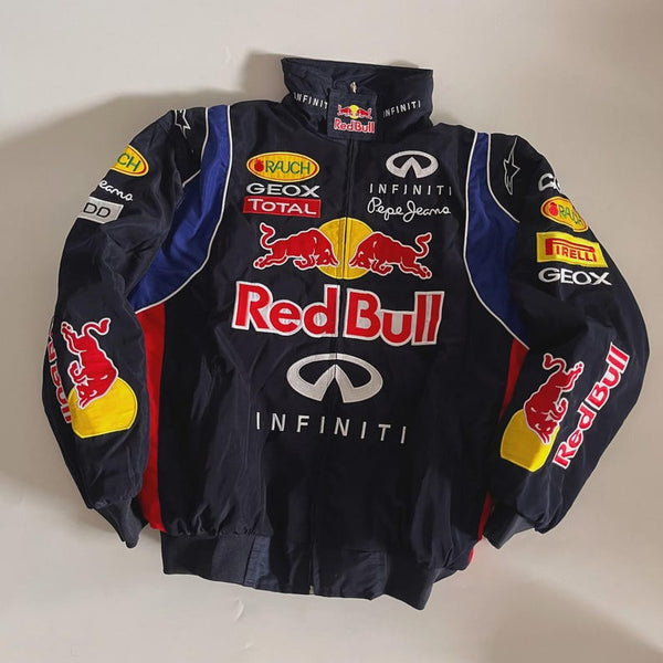 Red Bull Official Racing Jacket - Navy Blue | Myra Casual
